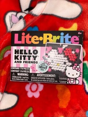 Lite-Brite Hello Kitty Mini Size Peg Set - Pink & White NEW RARE QUICK SHIP